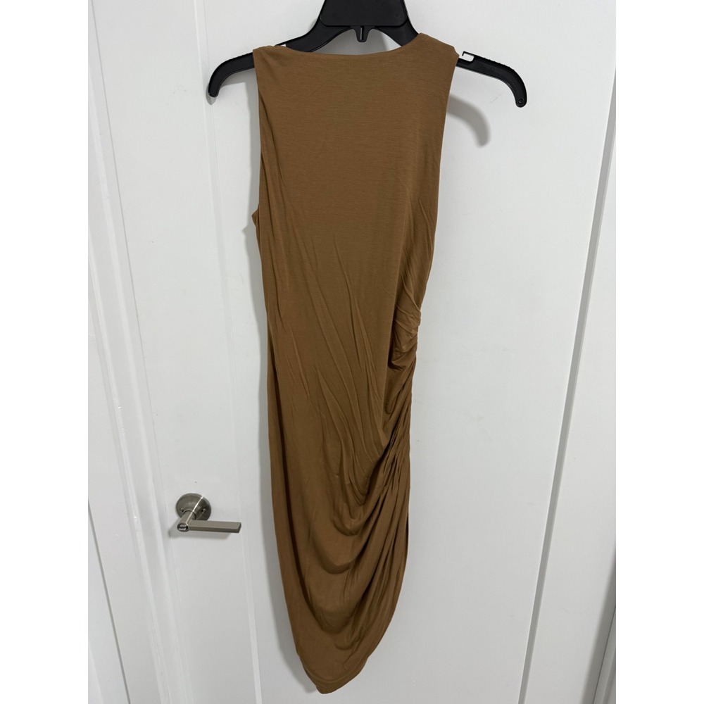 Lovers + Friends Tan Ruched Mini Dress - Picture 8 of 12